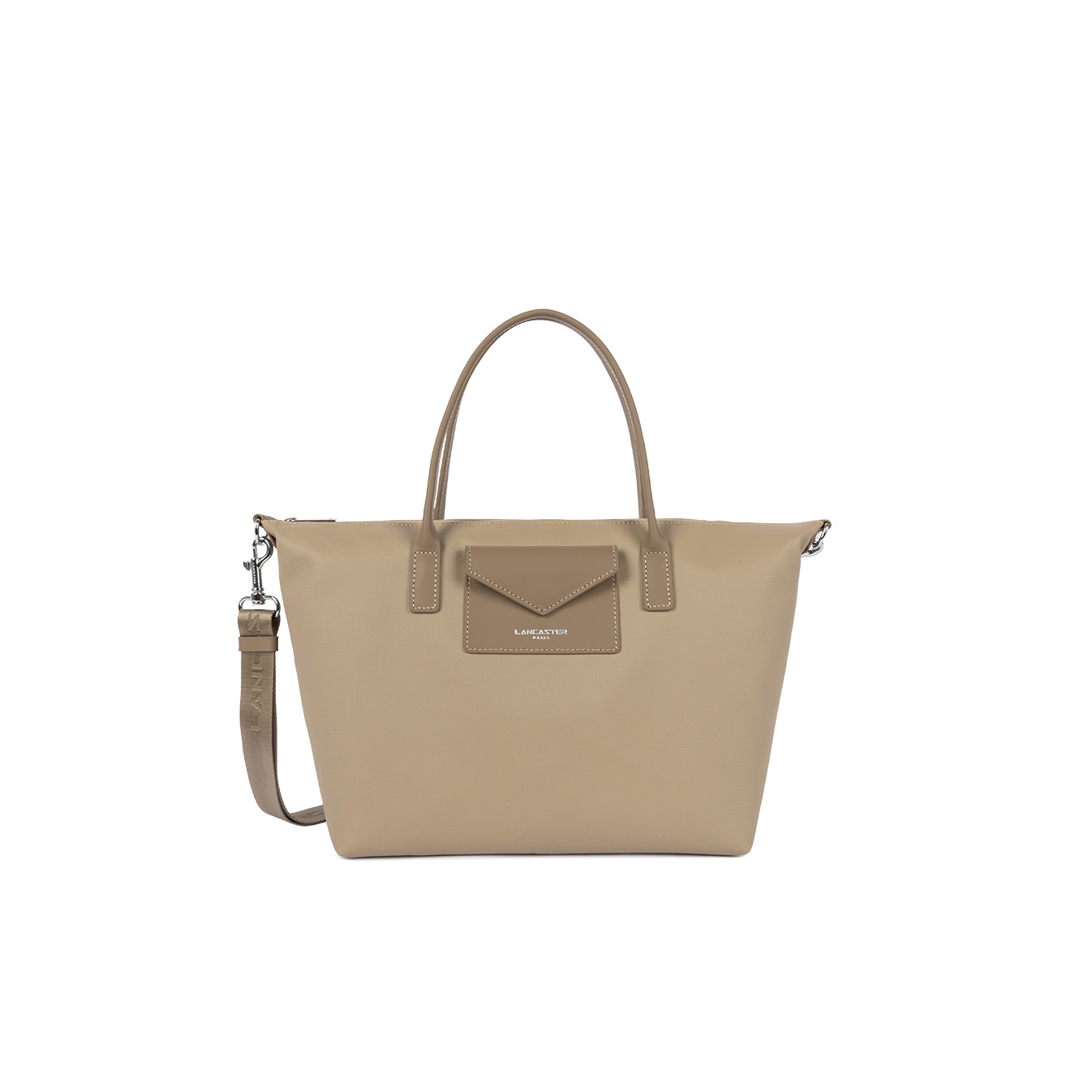 Lancaster Smart Kba Handbag Tote 516-77 Dark Beige