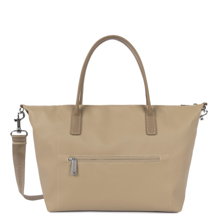 Lancaster Smart Kba Handbag Tote 516-77 Dark Beige