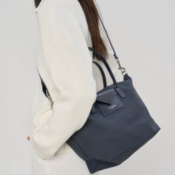 Lancaster Smart Kba Handbag Tote 516-77 Navy Blue