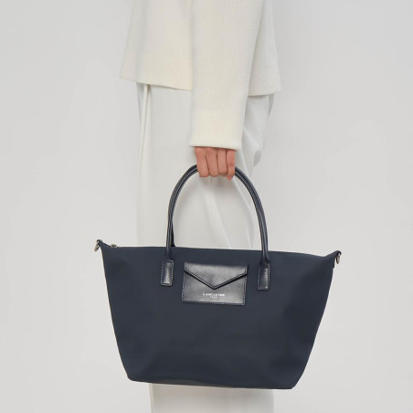 Lancaster Smart Kba Handbag Tote 516-77 Navy Blue
