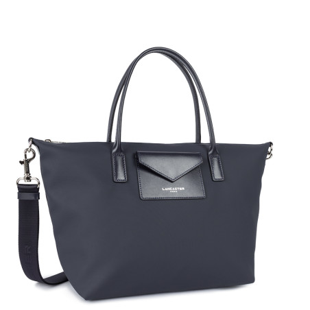 Lancaster Smart Kba Sac A Main Cabas 516-77 Bleu Fonce cote