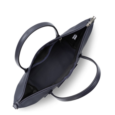 Lancaster Smart Kba Sac A Main Cabas 516-77 Bleu Fonce ouvert