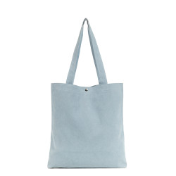 Lancaster Suedine KBA Tote Bag 518-061 Smoky Blue