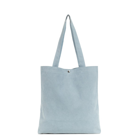 Lancaster Suedine KBA Tote Bag 518-061 Bleu Fumé dos