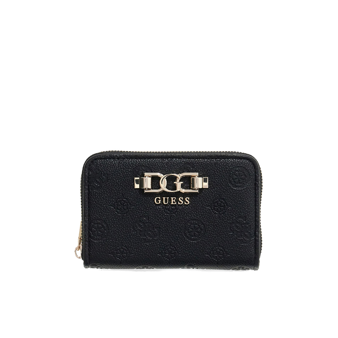 Guess Anise Portefeuille Medium Zip Black Logo