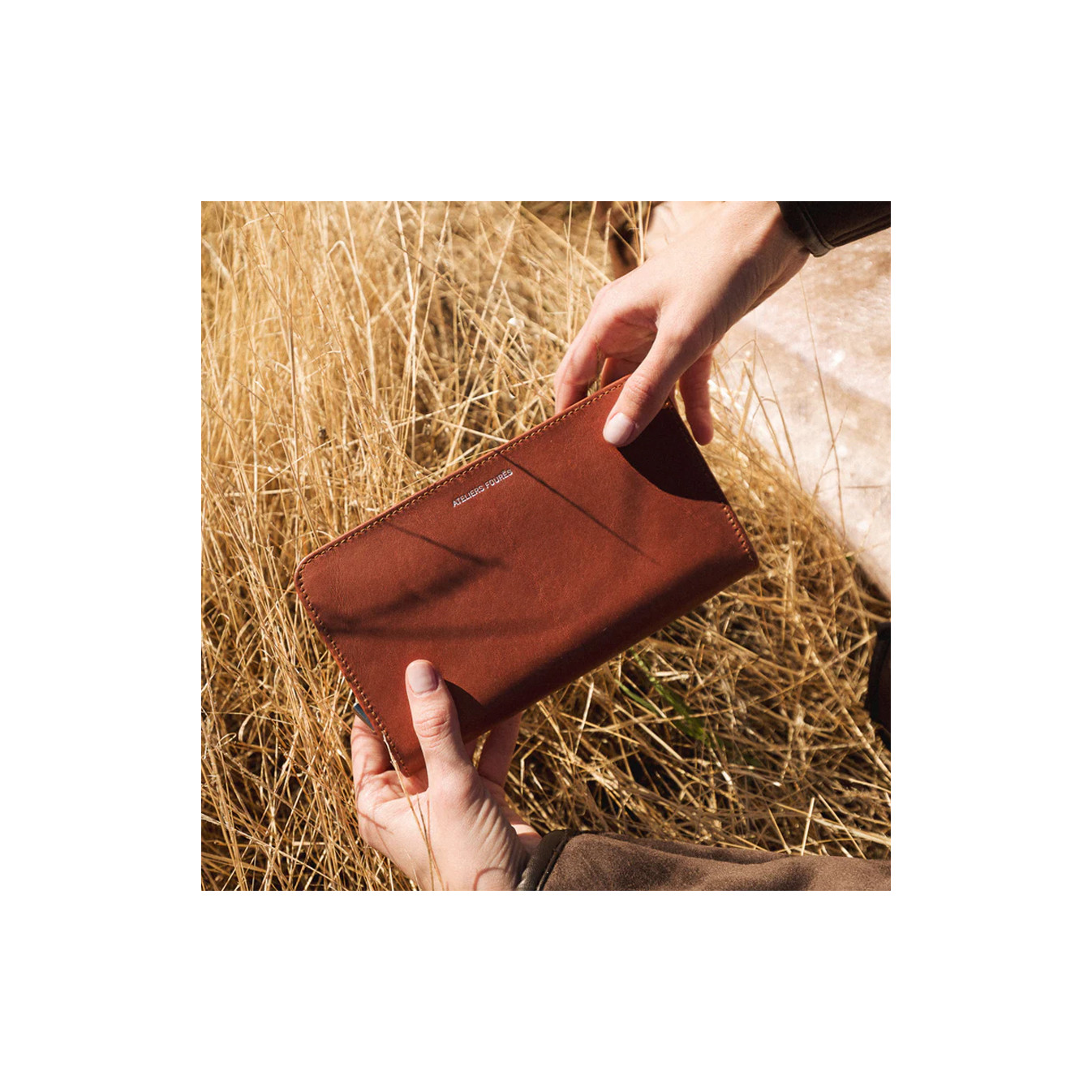 Ateliers Fourès Calista Perséphone Large Wallet H68 Fawn