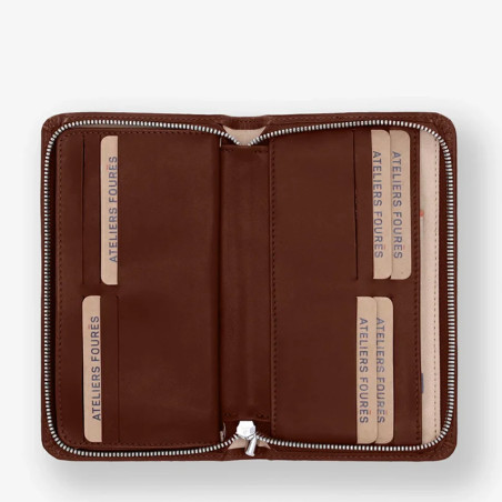 Ateliers Fourès Calista Perséphone Large Wallet H68 Fawn
