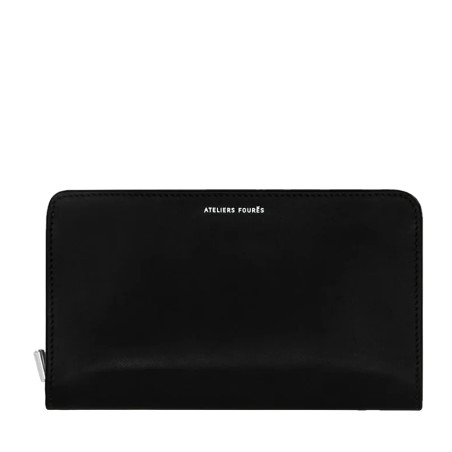 Ateliers Fourès Calista Perséphone Grand Portefeuille H68 Noir