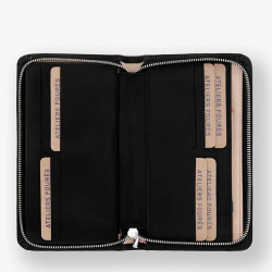 Ateliers Fourès Calista Perséphone Large Wallet H68 Black