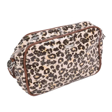Les Tropéziennes Ruteboeuf Shoulder Bag Leopard Beige