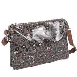 Les Tropéziennes Ruteboeuf Crossbody Bag Leopard Kaki