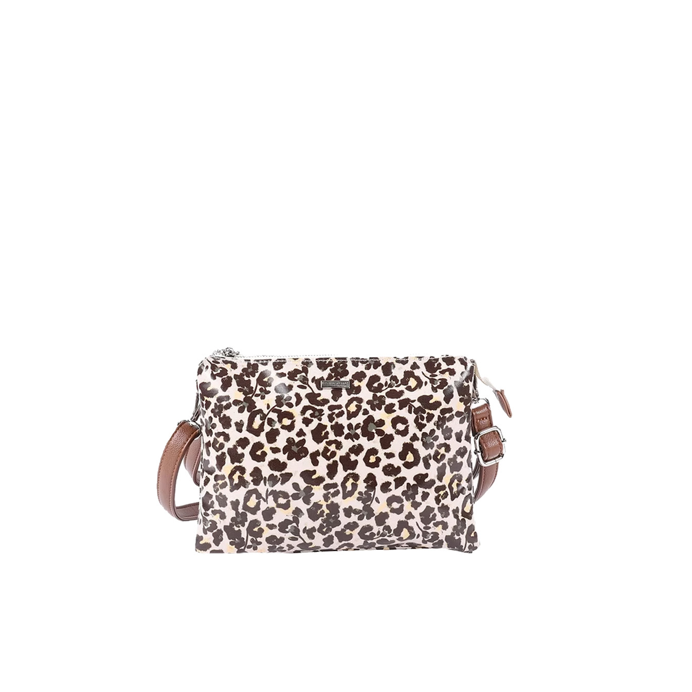 Les Tropéziennes Ruteboeuf Crossbody Bag Leopard Beige