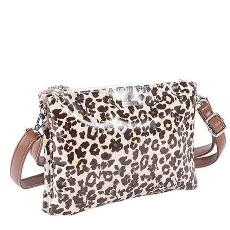 Les Tropéziennes Ruteboeuf Crossbody Bag Leopard Beige