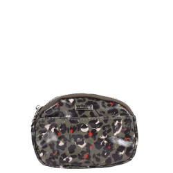 Les Tropéziennes Ruteboeuf Leopard Kaki Money Clip