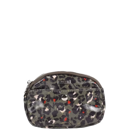Les Tropéziennes Ruteboeuf Leopard Kaki Money Clip