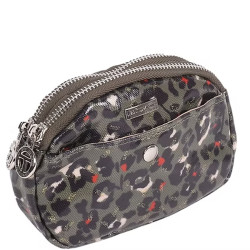 Les Tropéziennes Ruteboeuf Leopard Kaki Money Clip