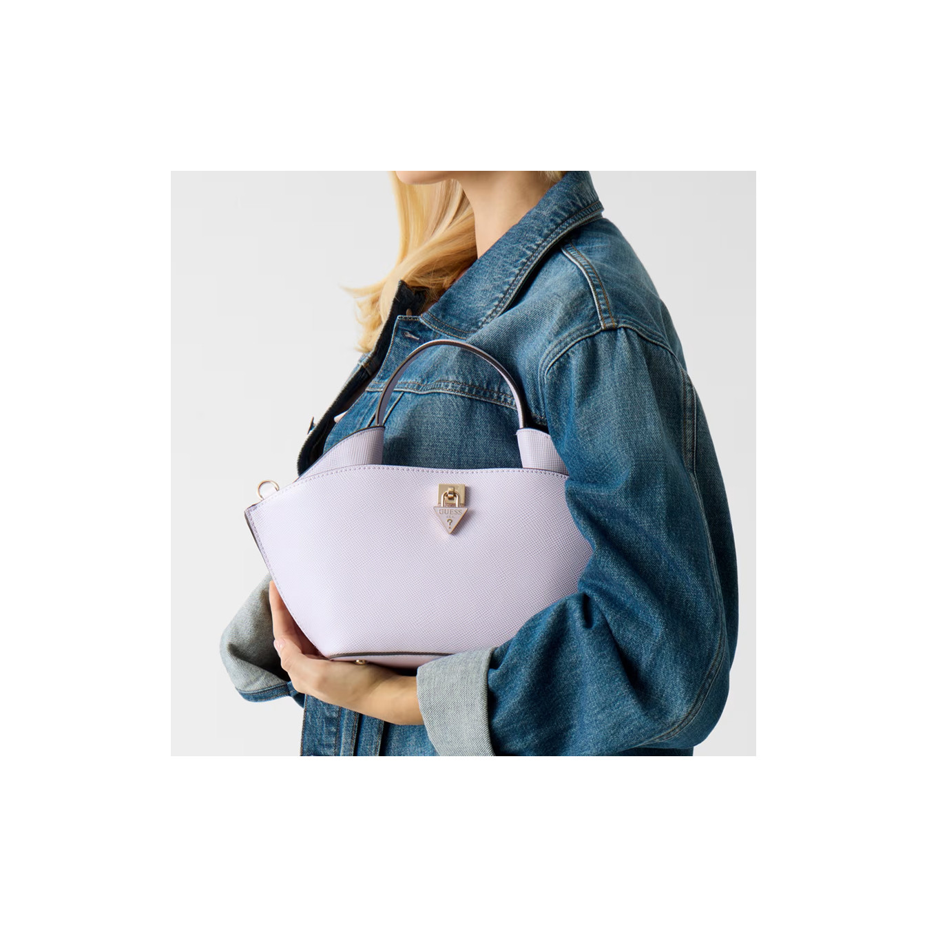 Guess Patsie Mini Handbag Lilac
