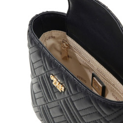 Guess Sally Mini Sac Seau Porté Travers Black ouvert