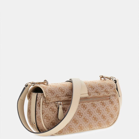 Guess Jessa Trotter Bag Latte Logo