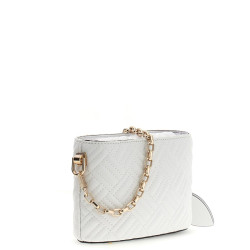 Guess Sally Mini Crossbody Bucket Bag White