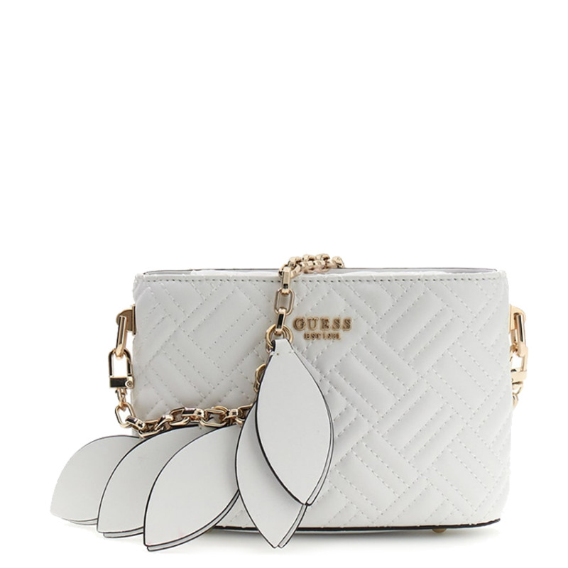 Guess Sally Mini Sac Seau Porté Travers White