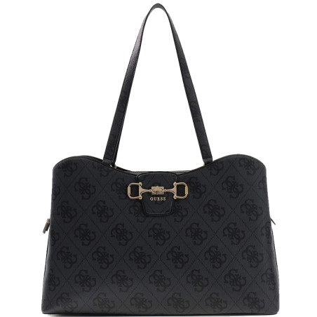 Guess Janie Logo Sac Shopping Coal Logo face