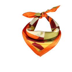 Le Voyage En Panier Foulard Léger Imprimé Paris noué