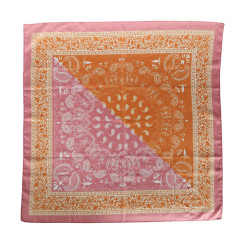 Le Voyage En Panier Foulard Léger Imprimé Texas City face