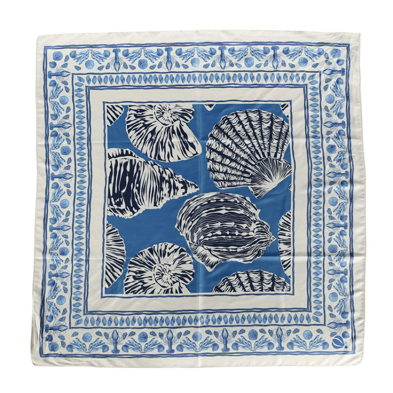 The Basket Voyage Printed Scarf Saint Malo