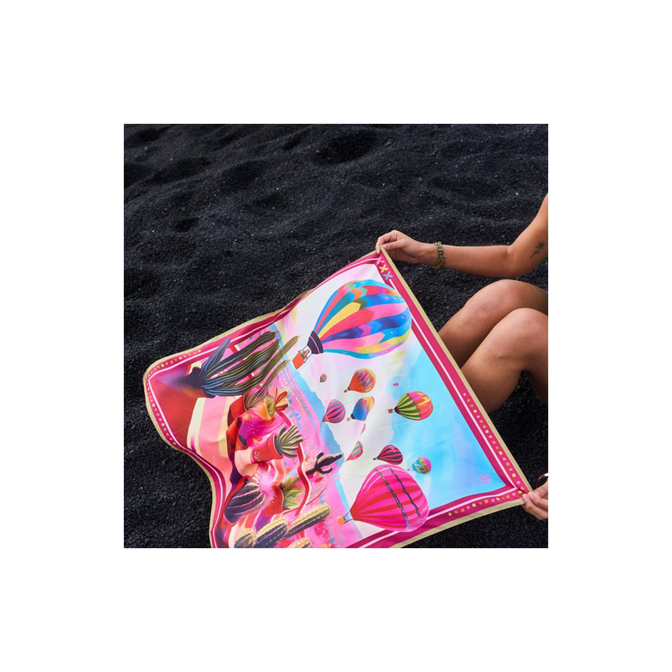 Acapulco Printed Lightweight Scarf The Basket Journey