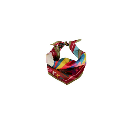 Le Voyage En Panier Foulard Léger Imprimé Acapulco noué