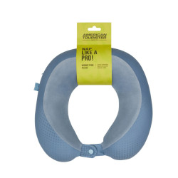 American Tourister Travel Pillow Neck Support Pillow Stone Blue