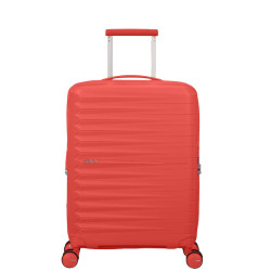 American Tourister Fastforward Carry-On Trolley 4 Wheels Sunset Coral