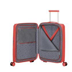 American Tourister Fastforward Carry-On Trolley 4 Wheels Sunset Coral