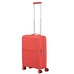 American Tourister Fastforward Carry-On Trolley 4 Wheels Sunset Coral