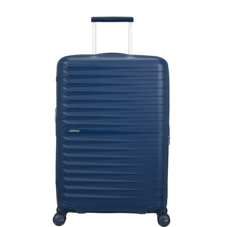 American Tourister Fastforward Suitcase Trolley 4 Wheels 68 Cm Navy...