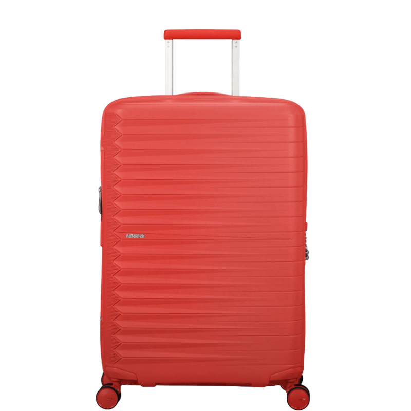 American Tourister Fastforward 4-Wheel Trolley Suitcase 68 Cm Sunse...