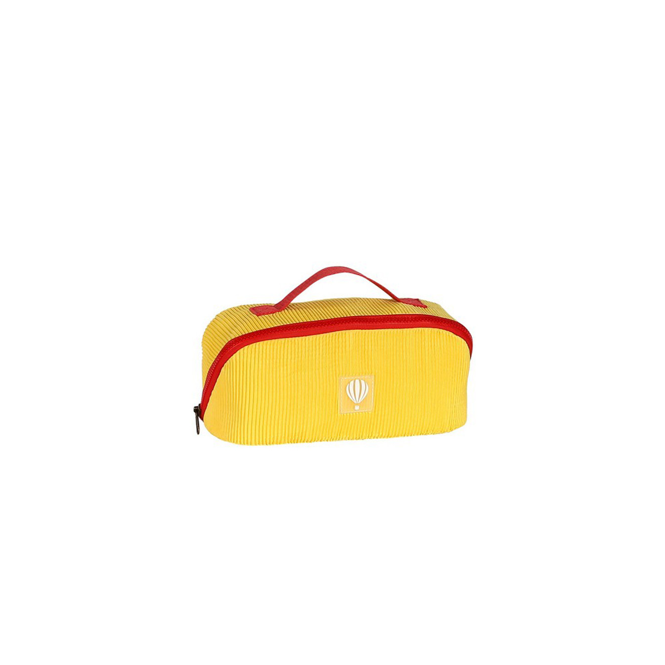 Le Voyage En Panier Bubble Gum Toiletry Bag Velvet Yellow