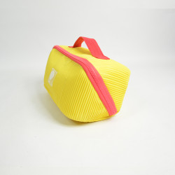 Le Voyage En Panier Bubble Gum Toiletry Bag Velvet Yellow