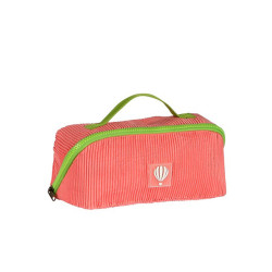 Le Voyage En Panier Bubble Gum Trousse De Toilette Velours Rose