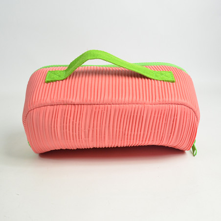 Le Voyage En Panier Bubble Gum Trousse De Toilette Velours Rose