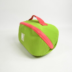 Le Voyage En Panier Bubble Gum Trousse De Toilette Velours Vert