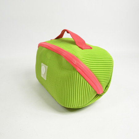 Le Voyage En Panier Bubble Gum Trousse De Toilette Velours Vert