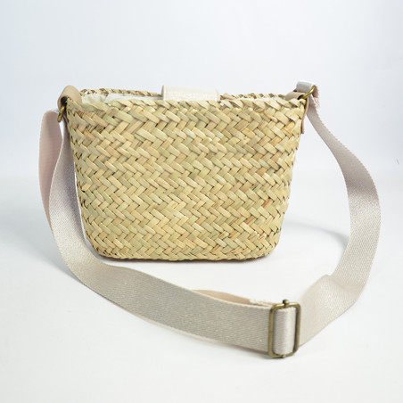 Le Voyage en Panier Chiara Petit panier Jonc Ecru DOS