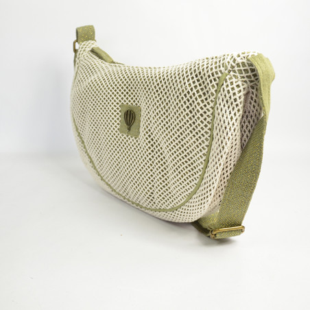 Le Voyage En Panier Charlene Kaki Satchel Bag