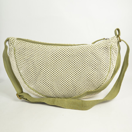 Le Voyage En Panier Charlene Kaki Satchel Bag