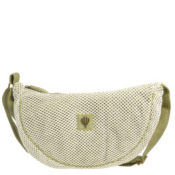 Le Voyage En Panier Charlene Kaki Satchel Bag