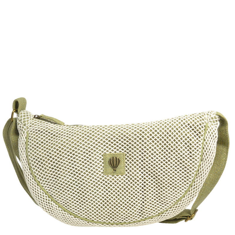 Le Voyage En Panier Charlene Kaki Satchel Bag