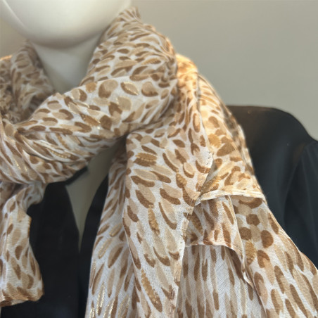 Farfouillette Eclat De Lumière Foulard A Motif Camel près