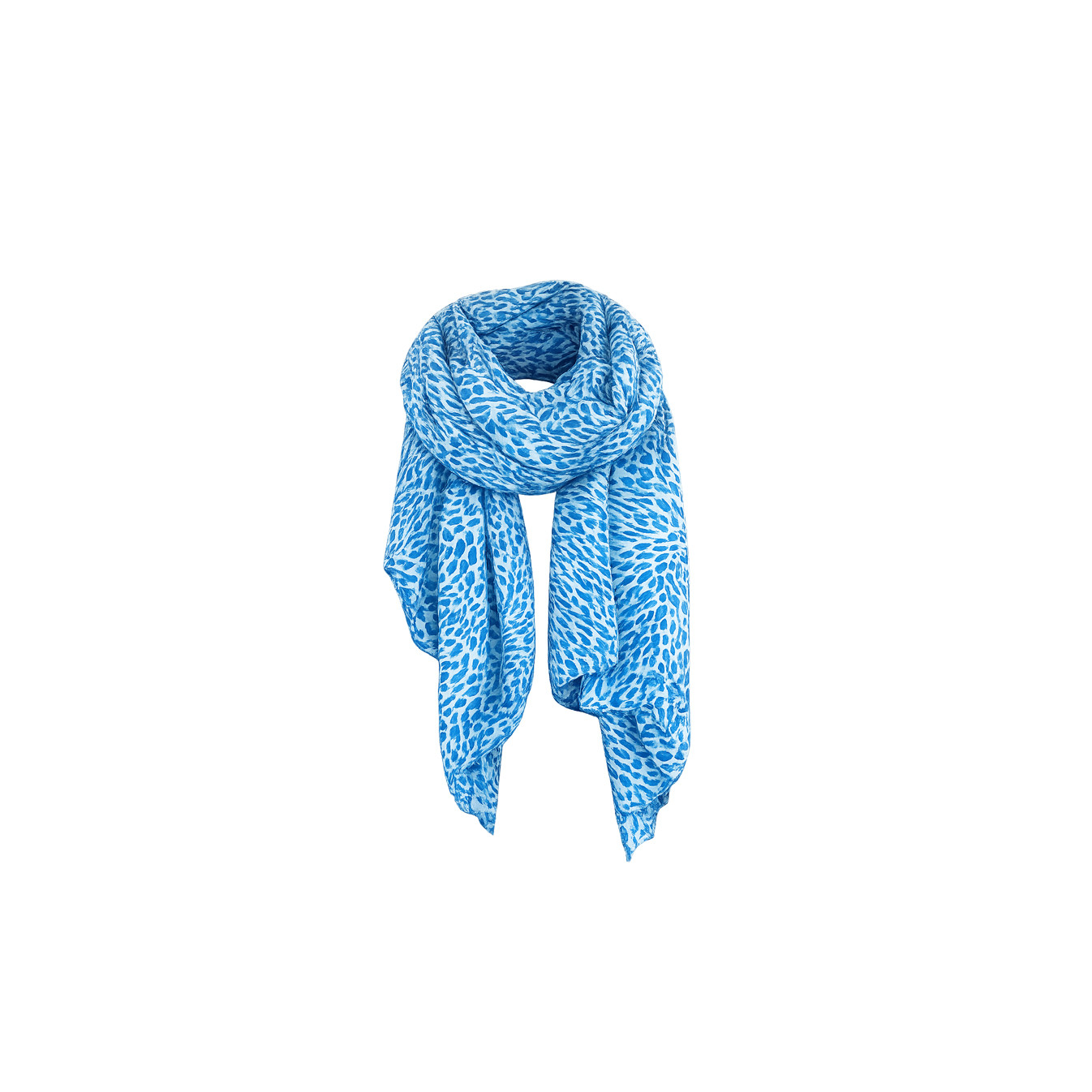 Farfouillette Eclat De Lumière Patterned Jean Scarf